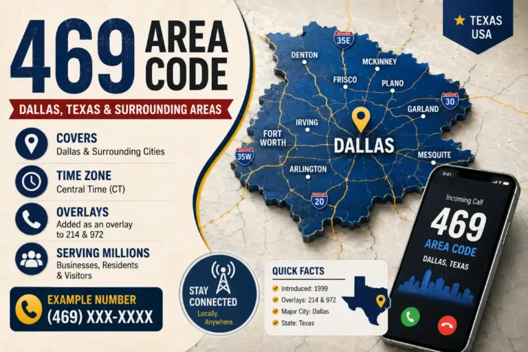 469 Area Code