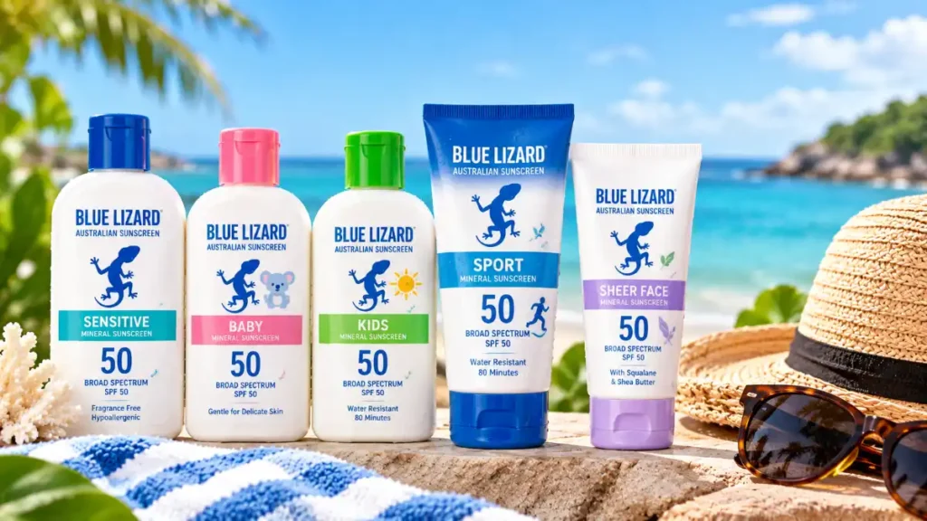 blue lizard sunscreen
